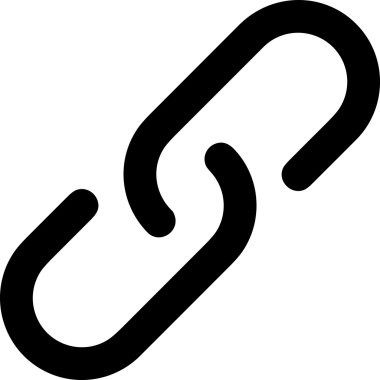 Zincir simgesi PNG biçimi basit siyah ve beyaz vektör illüstrasyonunda bağlantı birliği güvenlik ve gücünü temsil eden dijital tasarım kullanıcı arayüzü için mükemmel modern uygulama logosu minimal web ögesi