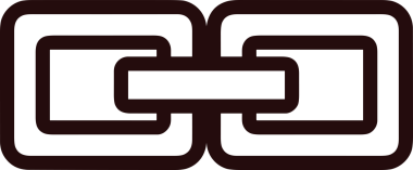 Zincir simgesi PNG biçimi basit siyah ve beyaz vektör illüstrasyonunda bağlantı birliği güvenlik ve gücünü temsil eden dijital tasarım kullanıcı arayüzü için mükemmel modern uygulama logosu minimal web ögesi