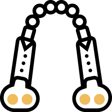 Zincir simgesi PNG biçimi basit siyah ve beyaz vektör illüstrasyonunda bağlantı birliği güvenlik ve gücünü temsil eden dijital tasarım kullanıcı arayüzü için mükemmel modern uygulama logosu minimal web ögesi