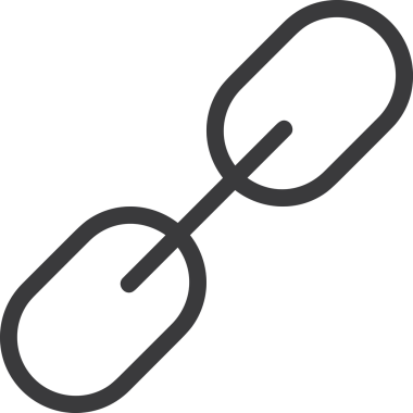 Zincir simgesi PNG biçimi basit siyah ve beyaz vektör illüstrasyonunda bağlantı birliği güvenlik ve gücünü temsil eden dijital tasarım kullanıcı arayüzü için mükemmel modern uygulama logosu minimal web ögesi