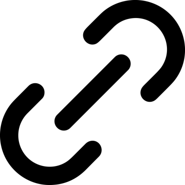 Zincir simgesi PNG biçimi basit siyah ve beyaz vektör illüstrasyonunda bağlantı birliği güvenlik ve gücünü temsil eden dijital tasarım kullanıcı arayüzü için mükemmel modern uygulama logosu minimal web ögesi