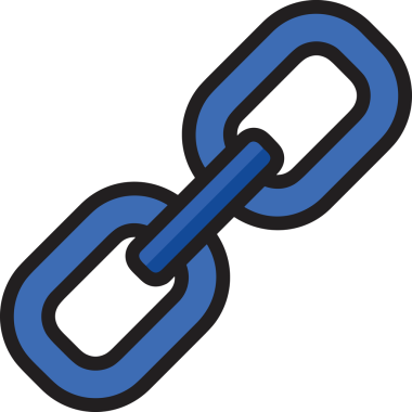 Zincir simgesi PNG biçimi basit siyah ve beyaz vektör illüstrasyonunda bağlantı birliği güvenlik ve gücünü temsil eden dijital tasarım kullanıcı arayüzü için mükemmel modern uygulama logosu minimal web ögesi