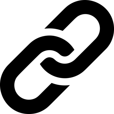 Zincir simgesi PNG biçimi basit siyah ve beyaz vektör illüstrasyonunda bağlantı birliği güvenlik ve gücünü temsil eden dijital tasarım kullanıcı arayüzü için mükemmel modern uygulama logosu minimal web ögesi