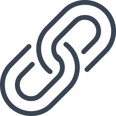 Zincir simgesi PNG biçimi basit siyah ve beyaz vektör illüstrasyonunda bağlantı birliği güvenlik ve gücünü temsil eden dijital tasarım kullanıcı arayüzü için mükemmel modern uygulama logosu minimal web ögesi