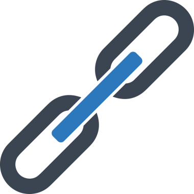 Zincir simgesi PNG biçimi basit siyah ve beyaz vektör illüstrasyonunda bağlantı birliği güvenlik ve gücünü temsil eden dijital tasarım kullanıcı arayüzü için mükemmel modern uygulama logosu minimal web ögesi