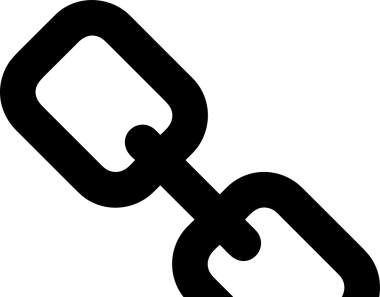 Zincir simgesi PNG biçimi basit siyah ve beyaz vektör illüstrasyonunda bağlantı birliği güvenlik ve gücünü temsil eden dijital tasarım kullanıcı arayüzü için mükemmel modern uygulama logosu minimal web ögesi