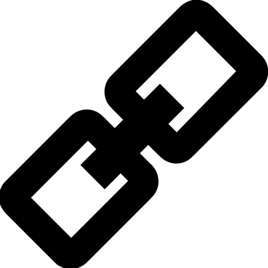 Zincir simgesi PNG biçimi basit siyah ve beyaz vektör illüstrasyonunda bağlantı birliği güvenlik ve gücünü temsil eden dijital tasarım kullanıcı arayüzü için mükemmel modern uygulama logosu minimal web ögesi