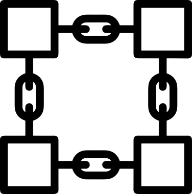 Zincir simgesi PNG biçimi basit siyah ve beyaz vektör illüstrasyonunda bağlantı birliği güvenlik ve gücünü temsil eden dijital tasarım kullanıcı arayüzü için mükemmel modern uygulama logosu minimal web ögesi