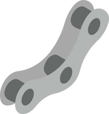 Zincir simgesi PNG biçimi basit siyah ve beyaz vektör illüstrasyonunda bağlantı birliği güvenlik ve gücünü temsil eden dijital tasarım kullanıcı arayüzü için mükemmel modern uygulama logosu minimal web ögesi