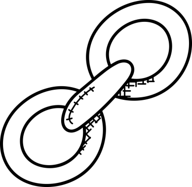 Zincir simgesi PNG biçimi basit siyah ve beyaz vektör illüstrasyonunda bağlantı birliği güvenlik ve gücünü temsil eden dijital tasarım kullanıcı arayüzü için mükemmel modern uygulama logosu minimal web ögesi