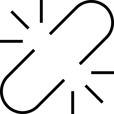 Zincir simgesi PNG biçimi basit siyah ve beyaz vektör illüstrasyonunda bağlantı birliği güvenlik ve gücünü temsil eden dijital tasarım kullanıcı arayüzü için mükemmel modern uygulama logosu minimal web ögesi