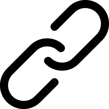 Zincir simgesi PNG biçimi basit siyah ve beyaz vektör illüstrasyonunda bağlantı birliği güvenlik ve gücünü temsil eden dijital tasarım kullanıcı arayüzü için mükemmel modern uygulama logosu minimal web ögesi