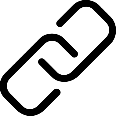 Zincir simgesi PNG biçimi basit siyah ve beyaz vektör illüstrasyonunda bağlantı birliği güvenlik ve gücünü temsil eden dijital tasarım kullanıcı arayüzü için mükemmel modern uygulama logosu minimal web ögesi