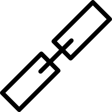 Zincir simgesi PNG biçimi basit siyah ve beyaz vektör illüstrasyonunda bağlantı birliği güvenlik ve gücünü temsil eden dijital tasarım kullanıcı arayüzü için mükemmel modern uygulama logosu minimal web ögesi