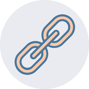 Zincir simgesi PNG biçimi basit siyah ve beyaz vektör illüstrasyonunda bağlantı birliği güvenlik ve gücünü temsil eden dijital tasarım kullanıcı arayüzü için mükemmel modern uygulama logosu minimal web ögesi