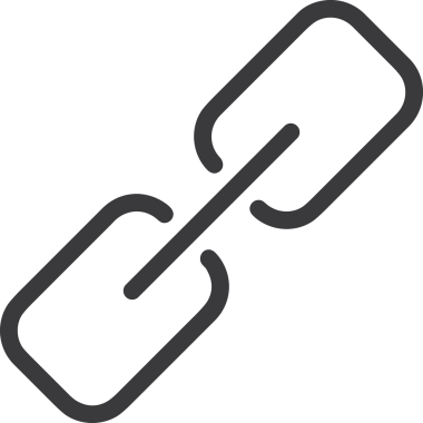 Zincir simgesi PNG biçimi basit siyah ve beyaz vektör illüstrasyonunda bağlantı birliği güvenlik ve gücünü temsil eden dijital tasarım kullanıcı arayüzü için mükemmel modern uygulama logosu minimal web ögesi