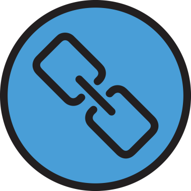 Zincir simgesi PNG biçimi basit siyah ve beyaz vektör illüstrasyonunda bağlantı birliği güvenlik ve gücünü temsil eden dijital tasarım kullanıcı arayüzü için mükemmel modern uygulama logosu minimal web ögesi