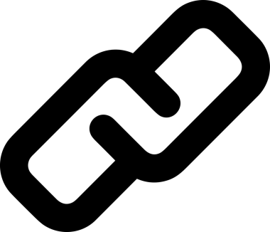 Zincir simgesi PNG biçimi basit siyah ve beyaz vektör illüstrasyonunda bağlantı birliği güvenlik ve gücünü temsil eden dijital tasarım kullanıcı arayüzü için mükemmel modern uygulama logosu minimal web ögesi