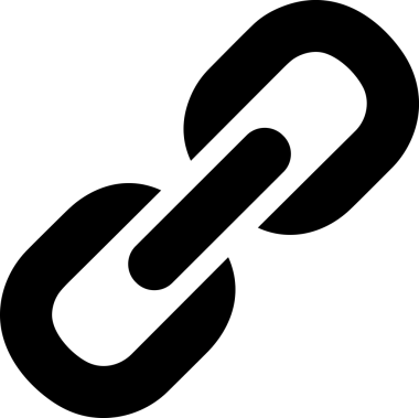 Zincir simgesi PNG biçimi basit siyah ve beyaz vektör illüstrasyonunda bağlantı birliği güvenlik ve gücünü temsil eden dijital tasarım kullanıcı arayüzü için mükemmel modern uygulama logosu minimal web ögesi