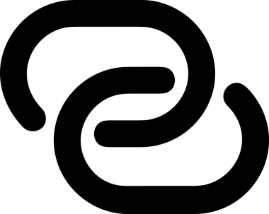 Zincir simgesi PNG biçimi basit siyah ve beyaz vektör illüstrasyonunda bağlantı birliği güvenlik ve gücünü temsil eden dijital tasarım kullanıcı arayüzü için mükemmel modern uygulama logosu minimal web ögesi