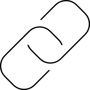 Zincir simgesi PNG biçimi basit siyah ve beyaz vektör illüstrasyonunda bağlantı birliği güvenlik ve gücünü temsil eden dijital tasarım kullanıcı arayüzü için mükemmel modern uygulama logosu minimal web ögesi