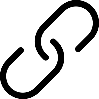 Zincir simgesi PNG biçimi basit siyah ve beyaz vektör illüstrasyonunda bağlantı birliği güvenlik ve gücünü temsil eden dijital tasarım kullanıcı arayüzü için mükemmel modern uygulama logosu minimal web ögesi