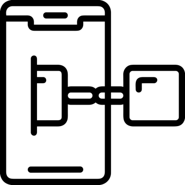 Zincir simgesi PNG biçimi basit siyah ve beyaz vektör illüstrasyonunda bağlantı birliği güvenlik ve gücünü temsil eden dijital tasarım kullanıcı arayüzü için mükemmel modern uygulama logosu minimal web ögesi
