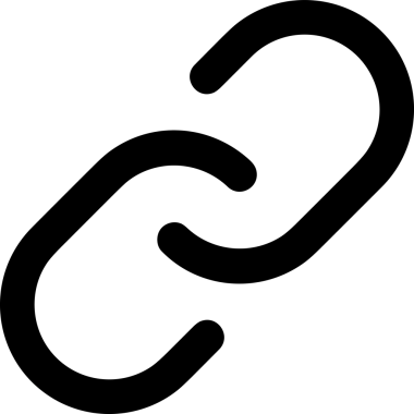 Zincir simgesi PNG biçimi basit siyah ve beyaz vektör illüstrasyonunda bağlantı birliği güvenlik ve gücünü temsil eden dijital tasarım kullanıcı arayüzü için mükemmel modern uygulama logosu minimal web ögesi