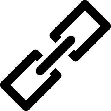 Zincir simgesi PNG biçimi basit siyah ve beyaz vektör illüstrasyonunda bağlantı birliği güvenlik ve gücünü temsil eden dijital tasarım kullanıcı arayüzü için mükemmel modern uygulama logosu minimal web ögesi