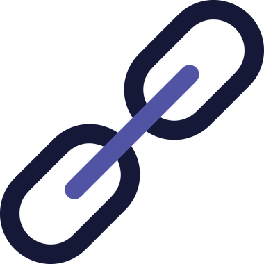 Zincir simgesi PNG biçimi basit siyah ve beyaz vektör illüstrasyonunda bağlantı birliği güvenlik ve gücünü temsil eden dijital tasarım kullanıcı arayüzü için mükemmel modern uygulama logosu minimal web ögesi