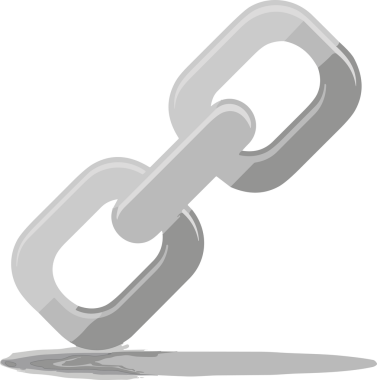 Zincir simgesi PNG biçimi basit siyah ve beyaz vektör illüstrasyonunda bağlantı birliği güvenlik ve gücünü temsil eden dijital tasarım kullanıcı arayüzü için mükemmel modern uygulama logosu minimal web ögesi