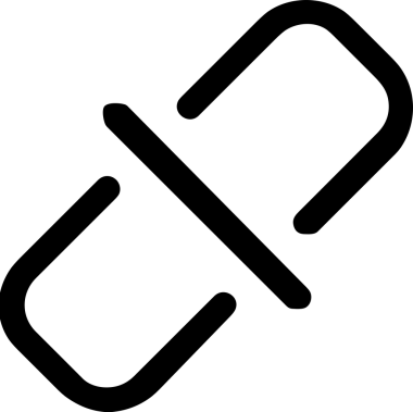 Zincir simgesi PNG biçimi basit siyah ve beyaz vektör illüstrasyonunda bağlantı birliği güvenlik ve gücünü temsil eden dijital tasarım kullanıcı arayüzü için mükemmel modern uygulama logosu minimal web ögesi