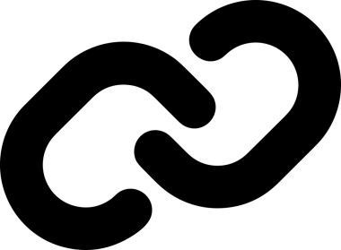 Zincir simgesi PNG biçimi basit siyah ve beyaz vektör illüstrasyonunda bağlantı birliği güvenlik ve gücünü temsil eden dijital tasarım kullanıcı arayüzü için mükemmel modern uygulama logosu minimal web ögesi