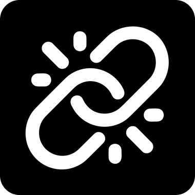 Zincir simgesi PNG biçimi basit siyah ve beyaz vektör illüstrasyonunda bağlantı birliği güvenlik ve gücünü temsil eden dijital tasarım kullanıcı arayüzü için mükemmel modern uygulama logosu minimal web ögesi