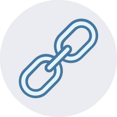 Zincir simgesi PNG biçimi basit siyah ve beyaz vektör illüstrasyonunda bağlantı birliği güvenlik ve gücünü temsil eden dijital tasarım kullanıcı arayüzü için mükemmel modern uygulama logosu minimal web ögesi