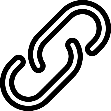 Zincir simgesi PNG biçimi basit siyah ve beyaz vektör illüstrasyonunda bağlantı birliği güvenlik ve gücünü temsil eden dijital tasarım kullanıcı arayüzü için mükemmel modern uygulama logosu minimal web ögesi