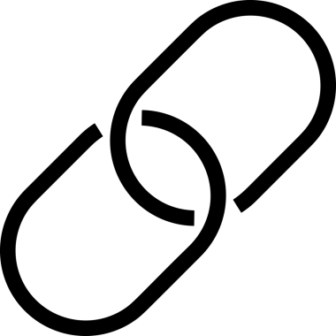 Zincir simgesi PNG biçimi basit siyah ve beyaz vektör illüstrasyonunda bağlantı birliği güvenlik ve gücünü temsil eden dijital tasarım kullanıcı arayüzü için mükemmel modern uygulama logosu minimal web ögesi