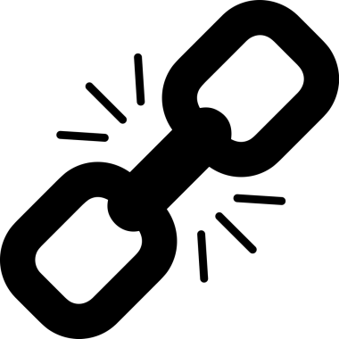 Zincir simgesi PNG biçimi basit siyah ve beyaz vektör illüstrasyonunda bağlantı birliği güvenlik ve gücünü temsil eden dijital tasarım kullanıcı arayüzü için mükemmel modern uygulama logosu minimal web ögesi