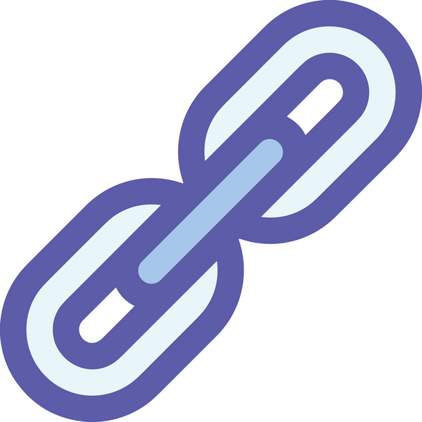 Zincir simgesi PNG biçimi basit siyah ve beyaz vektör illüstrasyonunda bağlantı birliği güvenlik ve gücünü temsil eden dijital tasarım kullanıcı arayüzü için mükemmel modern uygulama logosu minimal web ögesi