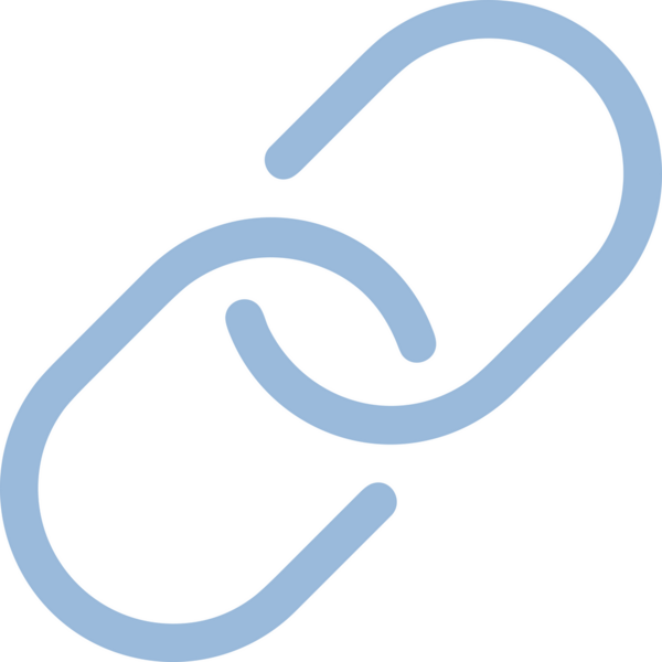 Zincir simgesi PNG biçimi basit siyah ve beyaz vektör illüstrasyonunda bağlantı birliği güvenlik ve gücünü temsil eden dijital tasarım kullanıcı arayüzü için mükemmel modern uygulama logosu minimal web ögesi