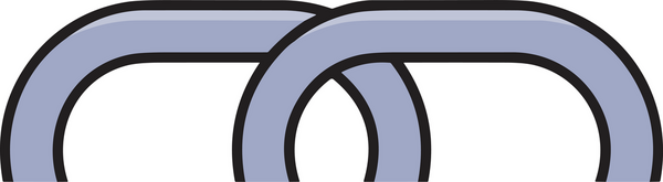 Zincir simgesi PNG biçimi basit siyah ve beyaz vektör illüstrasyonunda bağlantı birliği güvenlik ve gücünü temsil eden dijital tasarım kullanıcı arayüzü için mükemmel modern uygulama logosu minimal web ögesi