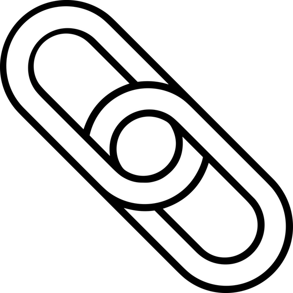 Zincir simgesi PNG biçimi basit siyah ve beyaz vektör illüstrasyonunda bağlantı birliği güvenlik ve gücünü temsil eden dijital tasarım kullanıcı arayüzü için mükemmel modern uygulama logosu minimal web ögesi