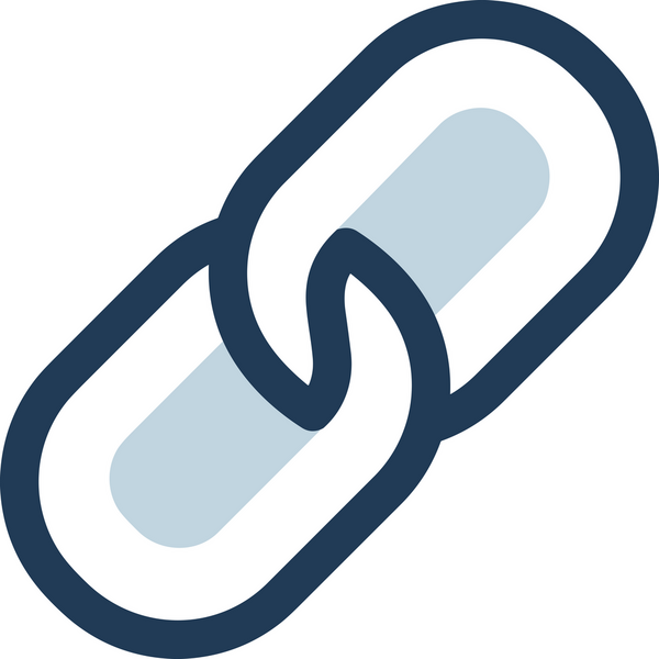 Zincir simgesi PNG biçimi basit siyah ve beyaz vektör illüstrasyonunda bağlantı birliği güvenlik ve gücünü temsil eden dijital tasarım kullanıcı arayüzü için mükemmel modern uygulama logosu minimal web ögesi