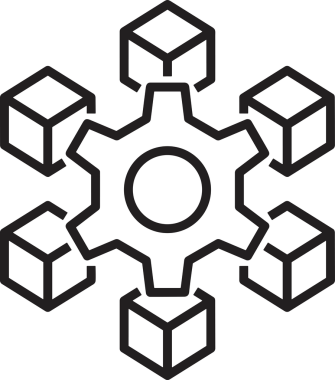 Zincir simgesi PNG biçimi basit siyah ve beyaz vektör illüstrasyonunda bağlantı birliği güvenlik ve gücünü temsil eden dijital tasarım kullanıcı arayüzü için mükemmel modern uygulama logosu minimal web ögesi