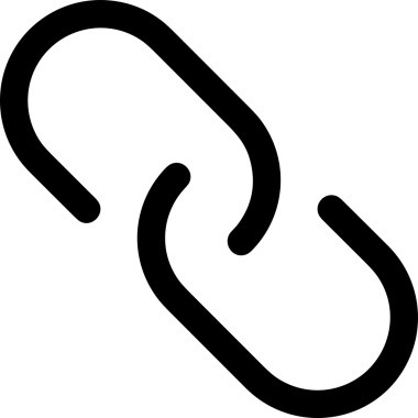 Zincir simgesi PNG biçimi basit siyah ve beyaz vektör illüstrasyonunda bağlantı birliği güvenlik ve gücünü temsil eden dijital tasarım kullanıcı arayüzü için mükemmel modern uygulama logosu minimal web ögesi