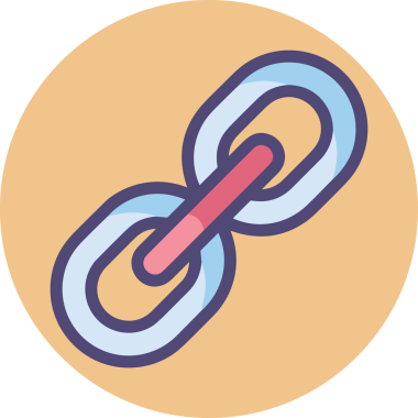 Zincir simgesi PNG biçimi basit siyah ve beyaz vektör illüstrasyonunda bağlantı birliği güvenlik ve gücünü temsil eden dijital tasarım kullanıcı arayüzü için mükemmel modern uygulama logosu minimal web ögesi