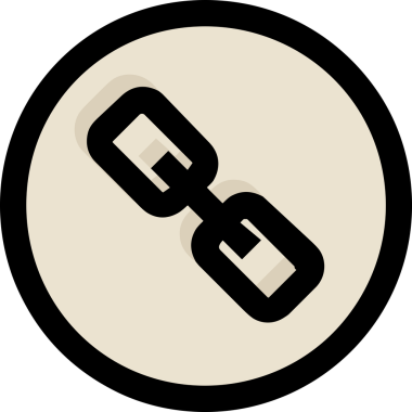 Zincir simgesi PNG biçimi basit siyah ve beyaz vektör illüstrasyonunda bağlantı birliği güvenlik ve gücünü temsil eden dijital tasarım kullanıcı arayüzü için mükemmel modern uygulama logosu minimal web ögesi