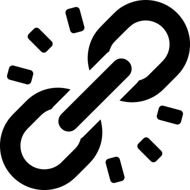 Zincir simgesi PNG biçimi basit siyah ve beyaz vektör illüstrasyonunda bağlantı birliği güvenlik ve gücünü temsil eden dijital tasarım kullanıcı arayüzü için mükemmel modern uygulama logosu minimal web ögesi