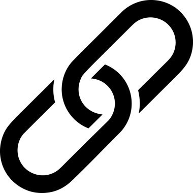 Zincir simgesi PNG biçimi basit siyah ve beyaz vektör illüstrasyonunda bağlantı birliği güvenlik ve gücünü temsil eden dijital tasarım kullanıcı arayüzü için mükemmel modern uygulama logosu minimal web ögesi