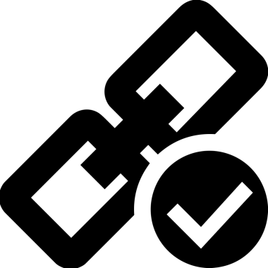 Zincir simgesi PNG biçimi basit siyah ve beyaz vektör illüstrasyonunda bağlantı birliği güvenlik ve gücünü temsil eden dijital tasarım kullanıcı arayüzü için mükemmel modern uygulama logosu minimal web ögesi